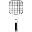 Benson BBQ-hamburgergrill 21 × 21 cm van ijzer met antiaanbaklaag