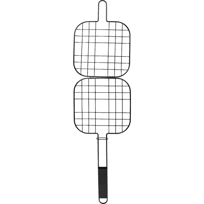 Benson BBQ-hamburgergrill 21 × 21 cm van ijzer met antiaanbaklaag