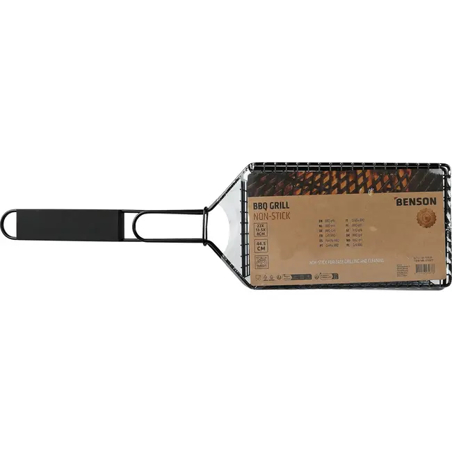 Benson BBQ-grill 49 cm met antiaanbaklaag voor barbecuegebruik