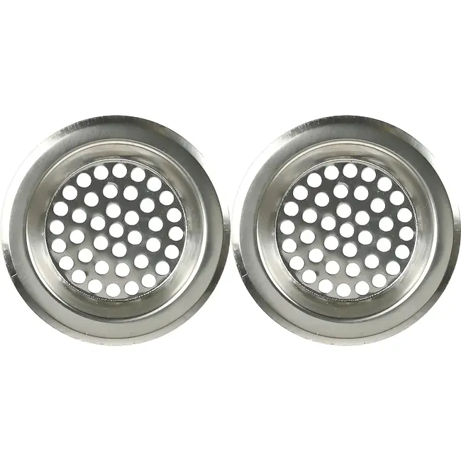Benson Gootsteenzeef RVS 7,5 cm set van 2 voor keuken en badkamer
