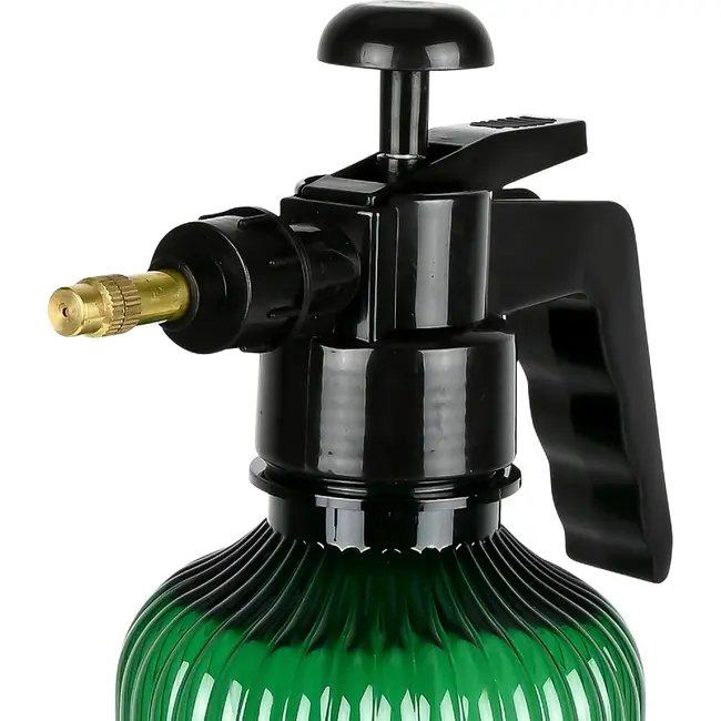 Benson Plantensproeier hogedruk 1,5 liter groen met zwarte sproekop en handpomp voor planten