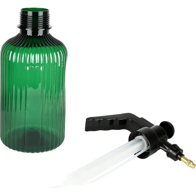 Benson Plantensproeier hogedruk 1,5 liter groen met zwarte sproekop en handpomp voor planten