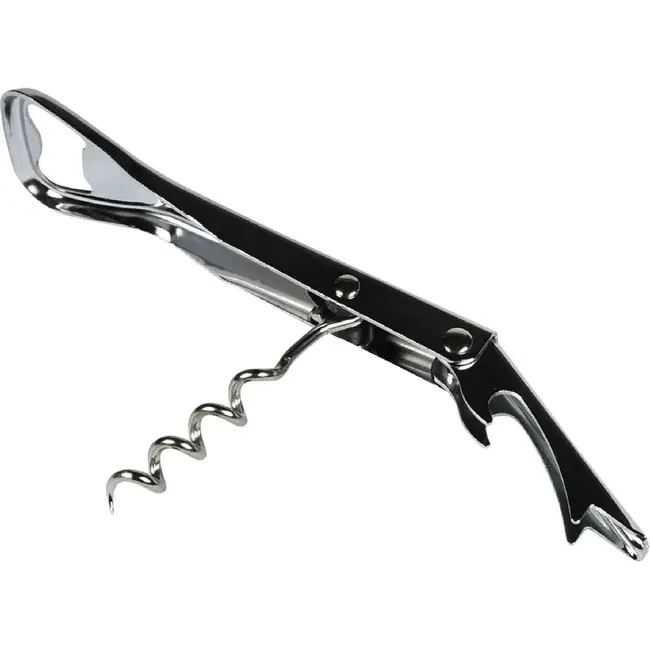 Benson 2-in-1 kurkentrekker en flesopener - ergonomisch ontwerp - roestvrij staal