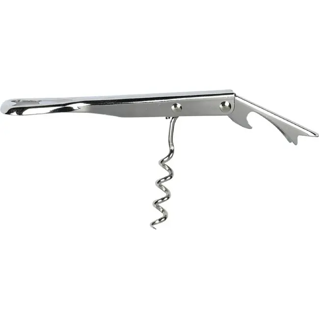 Benson 2-in-1 kurkentrekker en flesopener - ergonomisch ontwerp - roestvrij staal