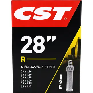 CST Binnenband 28" - Naadloos - Dunlop Ventiel 40mm - Geschikt voor Stadsfietsen