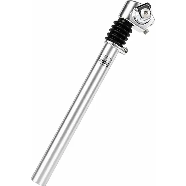 Post moderne Geveerde zadelpen ATB - Schokabsorptie - 27.2 mm - Zilver - 300 mm