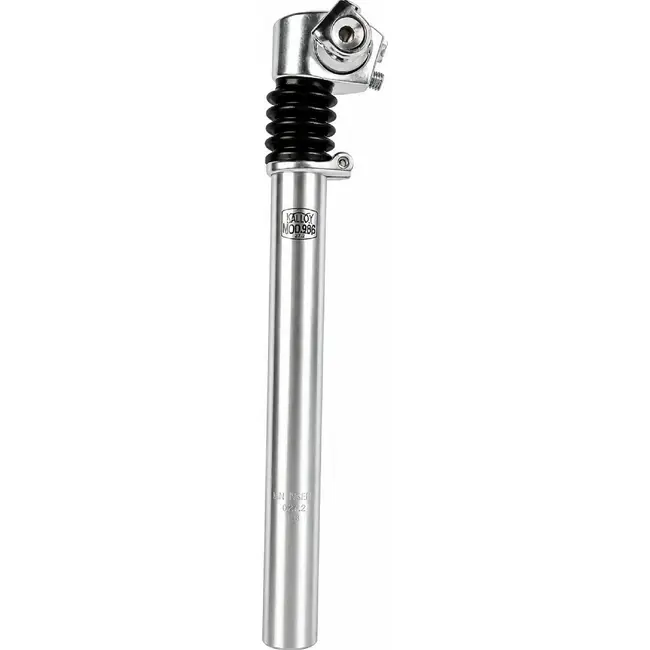 Post moderne Geveerde zadelpen ATB - Schokabsorptie - 27.2 mm - Zilver - 300 mm