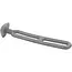 ProPlus Trapspanners - Rubberen knoop - 10,5 cm - Grijs - Set van 5