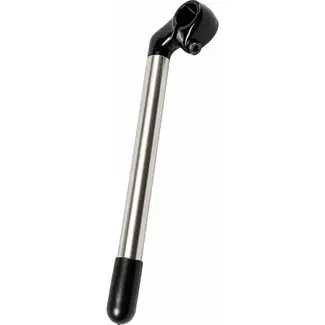 Mirage BC1402A Stuurpen rvs/zwart 22.2-280mm - rvs - 280 mm - 25,4 mm - zwart - met duidelijke specificaties