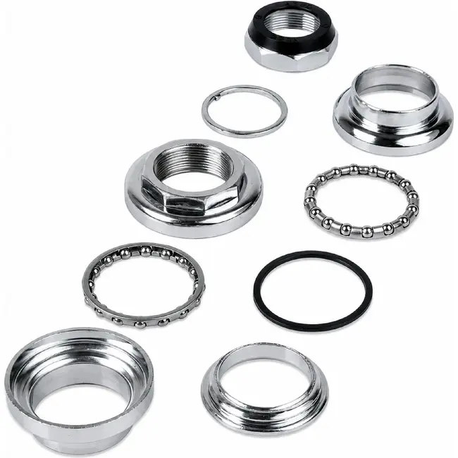 Neco Balhoofdstel - 1 1/8 inch - Chroom - Draadversie - 25,4x35x30 mm