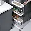 Ruhhy Opbergtrolley op Wielen – Ideaal voor Keuken en Badkamer