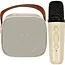 Benson Karaoke set met Bluetooth 5.3, draadloze microfoon, luidspreker en USB-C opladen voor karaoke