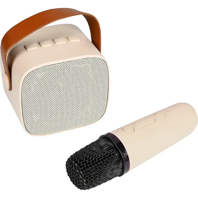 Benson Karaoke set met Bluetooth 5.3, draadloze microfoon, luidspreker en USB-C opladen voor karaoke