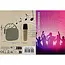 Benson Karaoke set met Bluetooth 5.3, draadloze microfoon, luidspreker en USB-C opladen voor karaoke