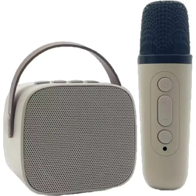 Benson Karaoke set met Bluetooth 5.3, draadloze microfoon, luidspreker en USB-C opladen voor karaoke