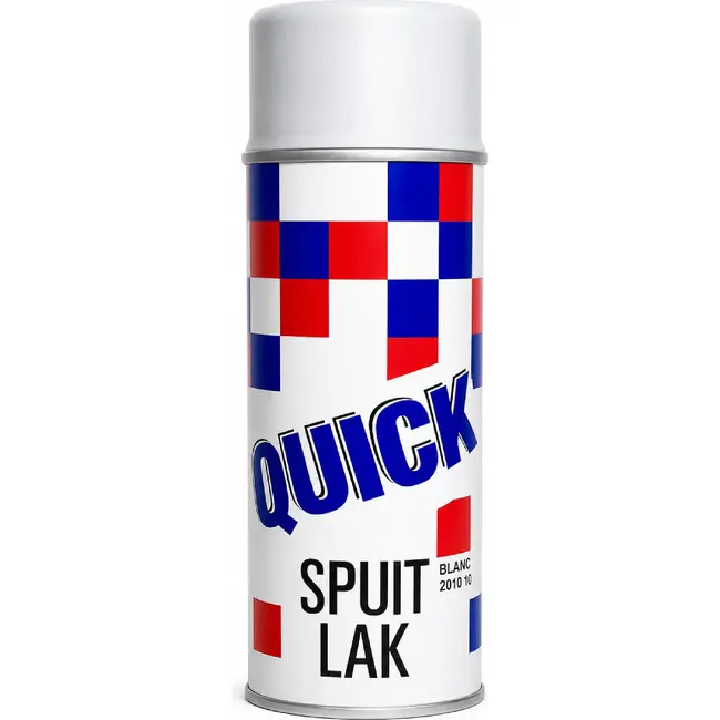 Quick Matte blanke lak - 400 ml - Sneldrogend - Voor binnen en buiten - Veelzijdig gebruik