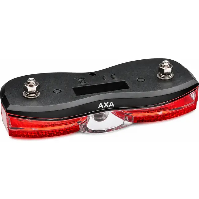 AXA LED fietsachterlicht - batterijvoeding - 80 mm montage - lange batterijduur - zijzichtbaarheid