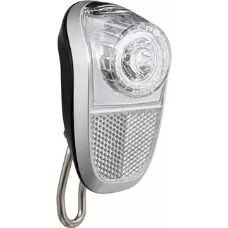 Union LED koplamp - zilver/zwart - batterij inbegrepen - eenvoudig te monteren