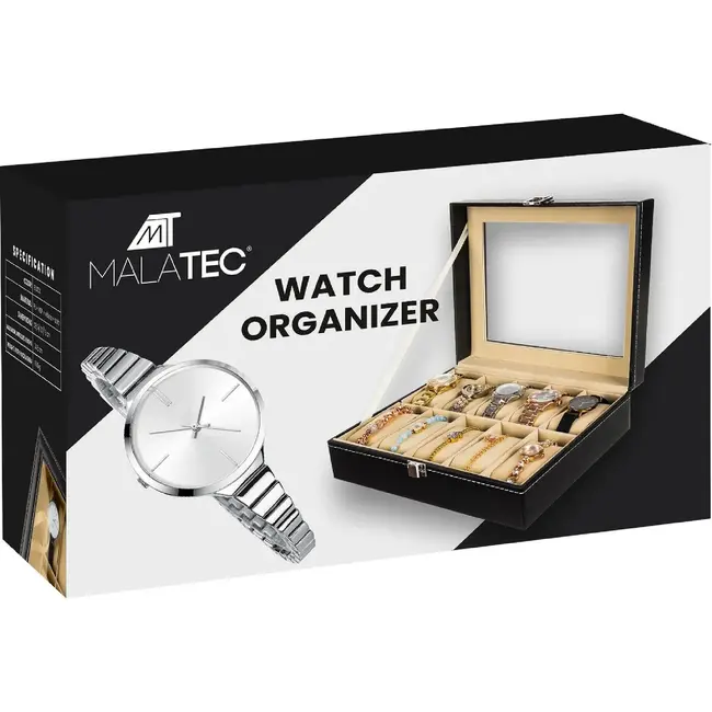 Ruhhy Horloge- en Sieradenorganizer - Stijlvolle Opberging met 10 Vakken