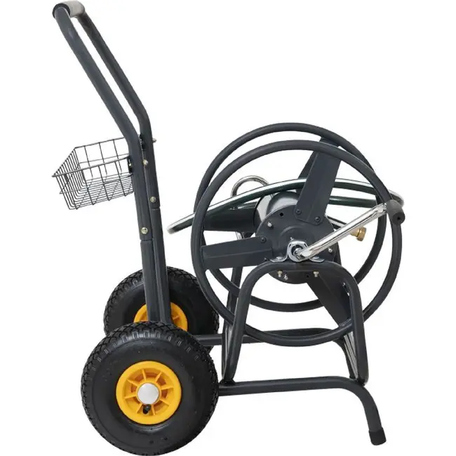 Topgear Slangenwagen met haspel voor 50 m 3/4 inch of 100 m 1/2 inch tuinslang