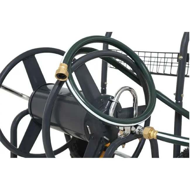 Topgear Slangenwagen met haspel voor 50 m 3/4 inch of 100 m 1/2 inch tuinslang