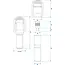 ProPlus Zwaailamp pen - lasbaar - rubberen kap - Ø 24 x 100 mm - zilver - staal
