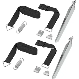 ProPlus Stormband set - 2x3m - Snelsluiting - 2x50 cm - Nylon - Zwart