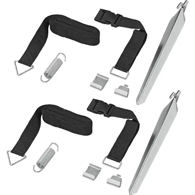 ProPlus Stormband set - 2x3m - Snelsluiting - 2x50 cm - Nylon - Zwart