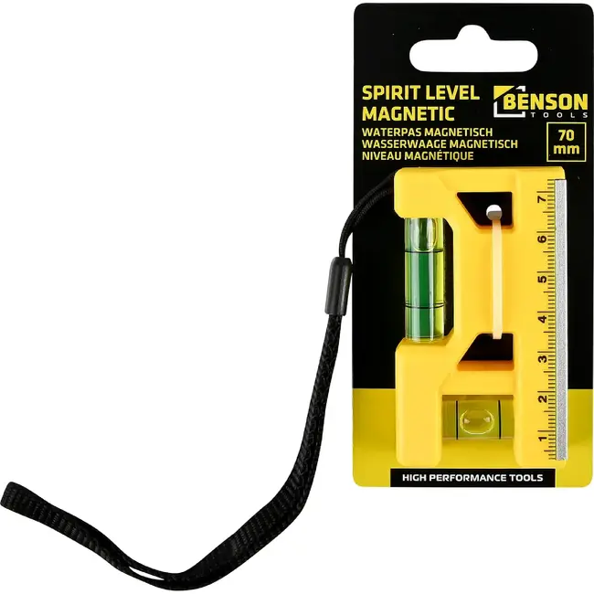 Benson Waterpas magnetisch mini - voor bouw en montage