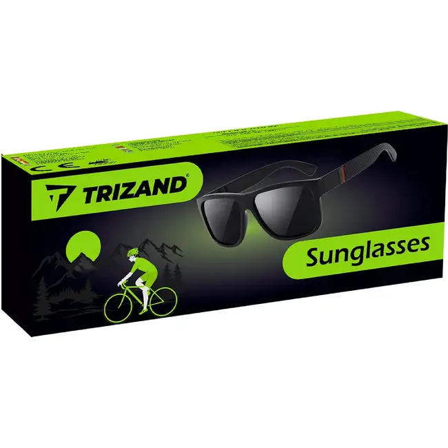 Trizand Gepolariseerde Zonnebril UV 400 - Polycarbonaat - Zwart/Rood/Groen - Voor Elke Gelegenheid