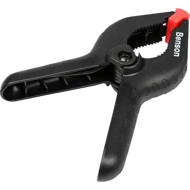 Benson Marktklem - 150 mm - Duurzaam PVC - Beweegbare kaken - 60 mm klembereik