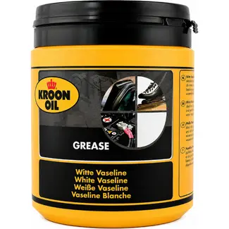Kroon Oil Witte vaseline - 600 gram - Sneeuwwit - Reuk- en smaakloos - Zuurvrij - Chemisch bestendig