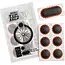 Rema Tiptop Pleisterstrip voor fietsbanden - 6 ronde en 1 lange patch - Dubbelgelaagd rubber - Zwart/rood
