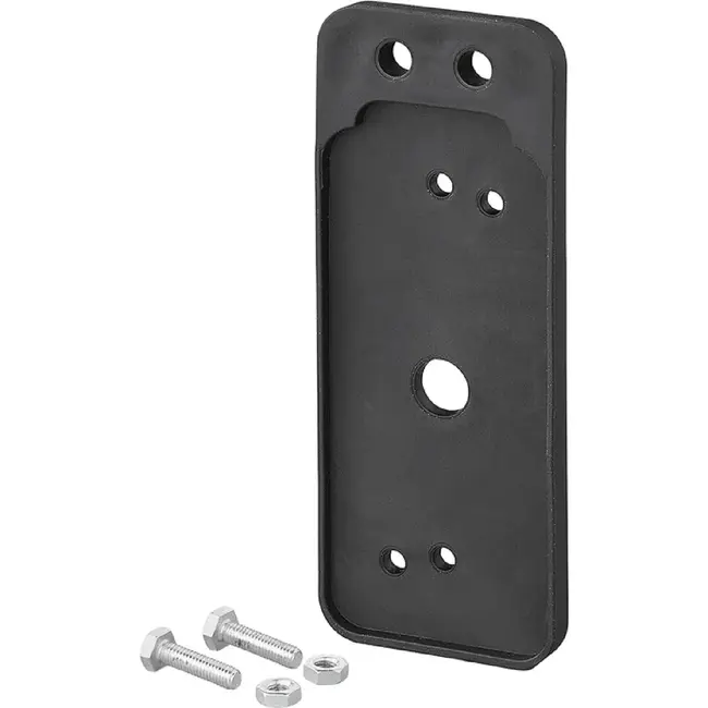 ProPlus Houder voor breedtelicht - rubber - zwart - 11,5 x 4,5 cm - inclusief bevestigingsmateriaal