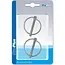 ProPlus Borgpen - Ø 6 mm - met Ø 38 mm ring - 2 stuks - robuust staal