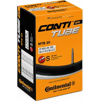 Continental MTB binnenband 26x1.75/2.5 - 42mm Frans ventiel - Geschikt voor diverse bandenmaten