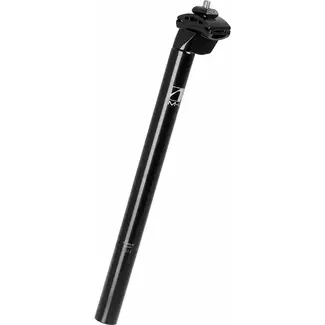 Kalloy BC0606A Zadelpen 350mm 25.4 zwart - 350 mm - zwart - met duidelijke specificaties - geschikt voor meerdere toepassingen