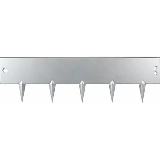 Talen Tools Borderrand verzinkt staal 100 cm koppelbaar met randhoogte 16 cm, totale hoogte ca. 26 cm