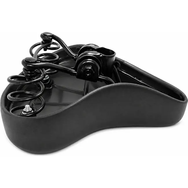 Benson Fietszadel met veer - Topcomfort - 245x205 mm - Zwart
