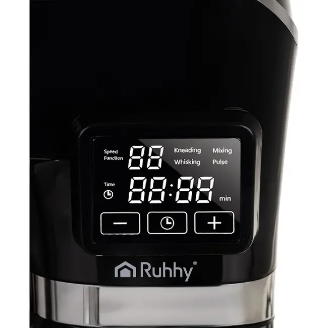 Ruhhy keukenmachine 6,2L verwarmde kom + blender 2300W – mixer, blender, vleesmolen en pastamaker