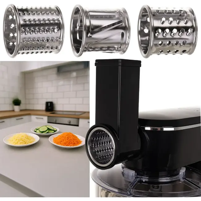 Ruhhy keukenmachine 6,2L verwarmde kom + blender 2300W – mixer, blender, vleesmolen en pastamaker