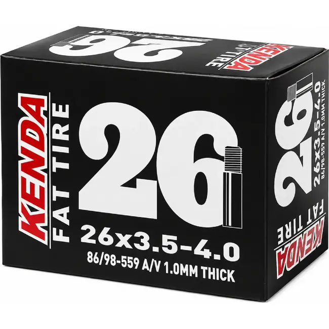 Kenda Binnenband 26x3.5-4.00 - Schrader ventiel 35mm - Duurzaam rubber - ETRTO 86/100-559