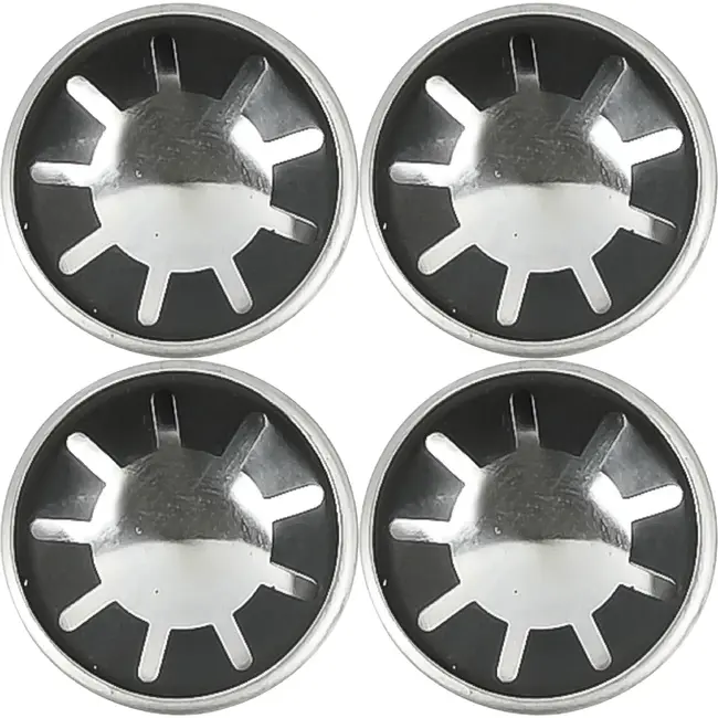 Benson Borgdoppen voor wielen - verchroomd - set van 4 - Ø 20 mm