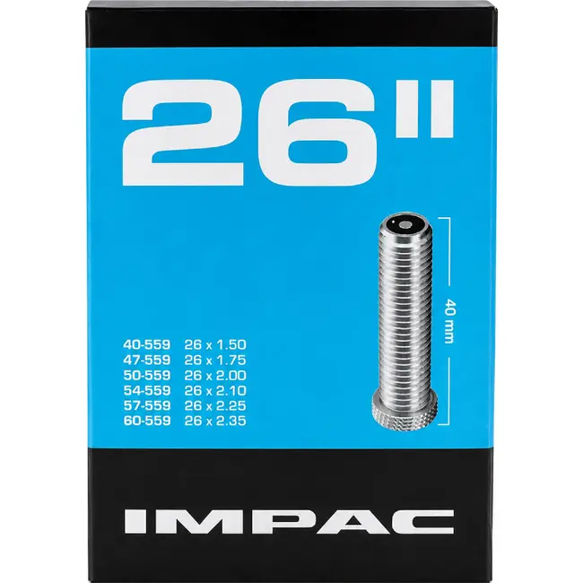 Impac Binnenband 26 inch - Schrader ventiel 40mm - Duurzaam en lekbestendig