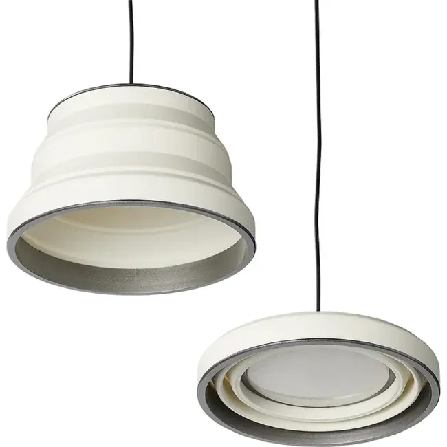 ProPlus Opvouwbare LED hanglamp - siliconen buitenlaag - warmwit licht - Ø 20 cm - wit