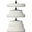ProPlus Opvouwbare LED hanglamp - siliconen buitenlaag - warmwit licht - Ø 20 cm - wit