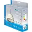 ProPlus Opvouwbare LED hanglamp - siliconen buitenlaag - warmwit licht - Ø 20 cm - wit