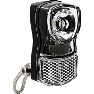 Falkx Compacte LED koplamp - krachtige verlichting - incl. batterijen en montage - zwart