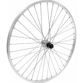 Falkx Achterwiel 28 inch - Aluminium zilver - 7-speed cassette - 13 spaken