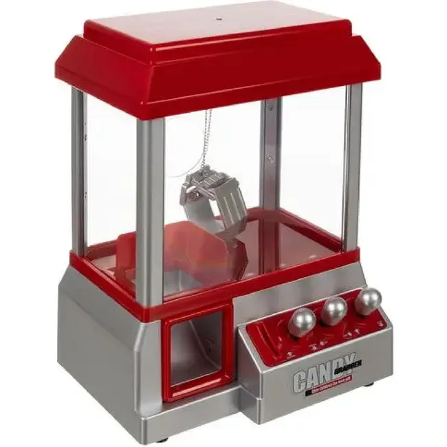 Kruzzel Candy Grijpmachine – Arcade Snoepjes Vangen met LED- en Geluidseffecten